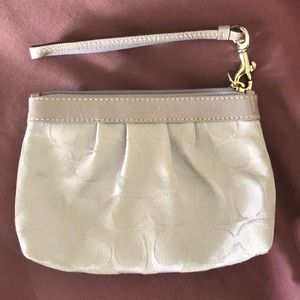Light purple Coach wristlet